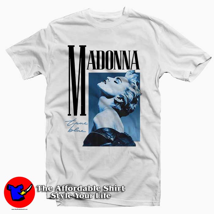 Vintage Madonna Sweatshirt True Blue Shirt Classic Album 