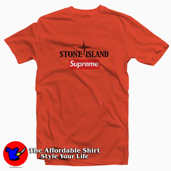 Supreme Collab Stone Island Tee Shirt - Tee Shirt Style Your Life