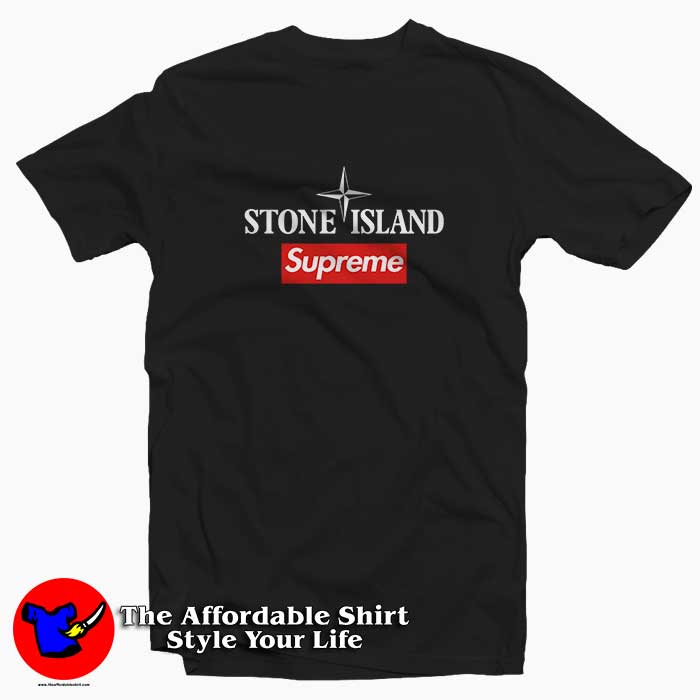 Supreme Collab Stone Island Tee Shirt - Tee Shirt Style Your Life