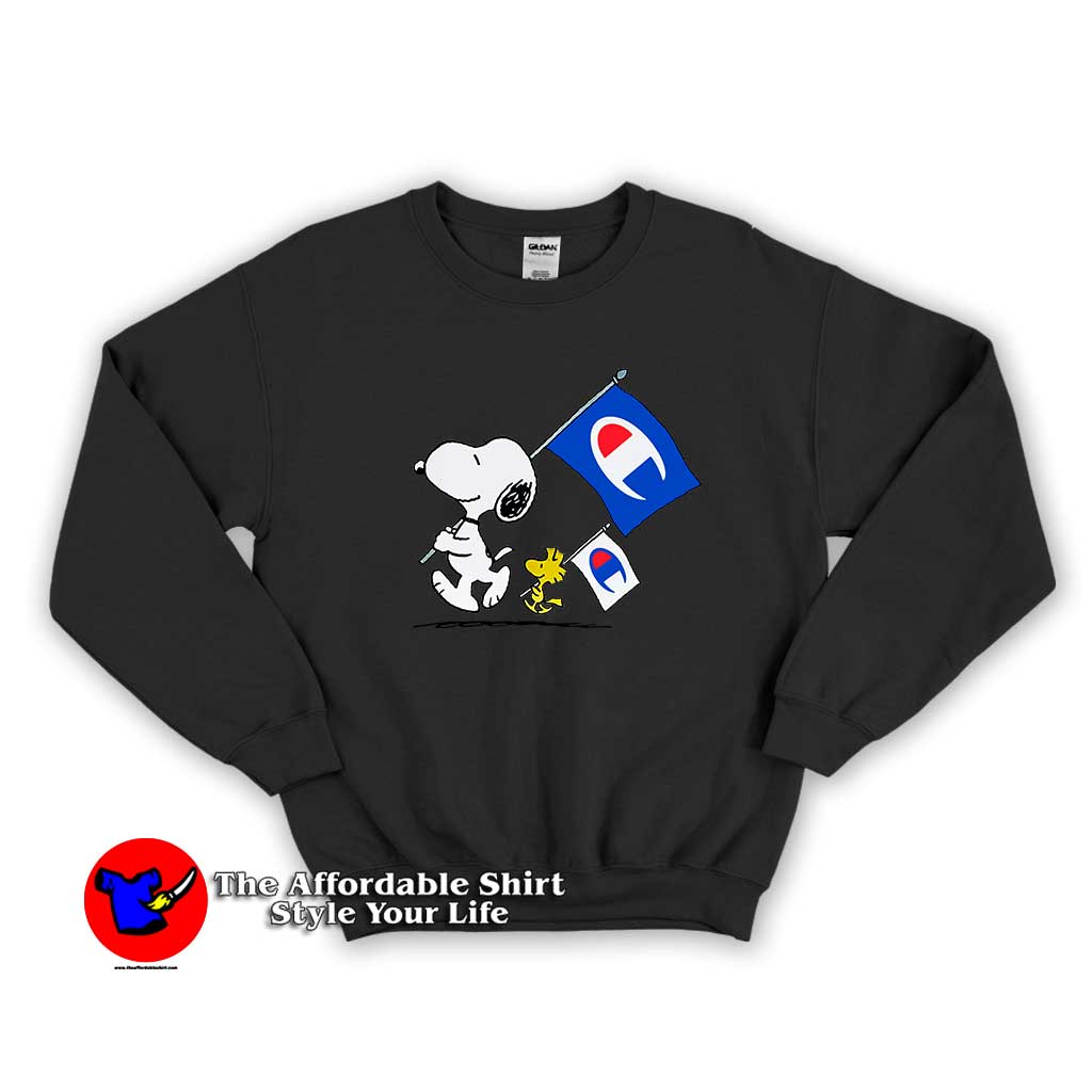 Get Buy Champion X Peanuts Snoopy Unisex Sweatshirt
