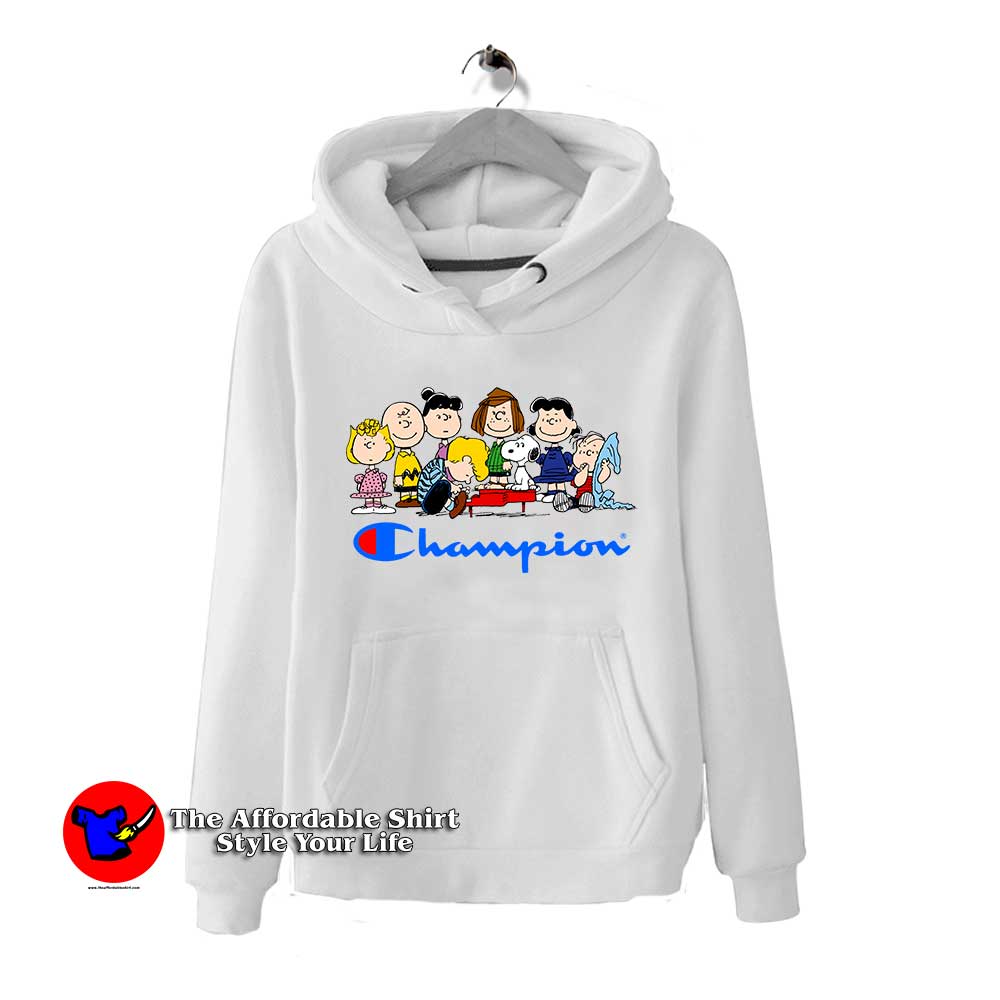 Get Champion X Peanuts Gang Hoodie Cheap - ON SALE