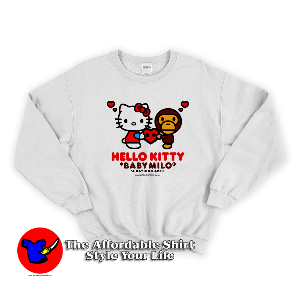 A Bathing Ape Baby Milo x Hello Kitty Sweatshirt For Style Your Life